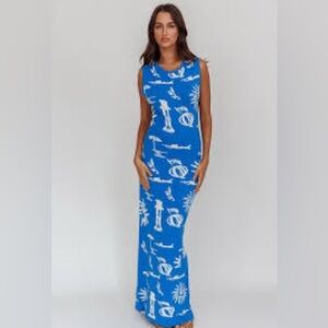 One & Only Irene Column Silhouette Maxi Dress, Size M